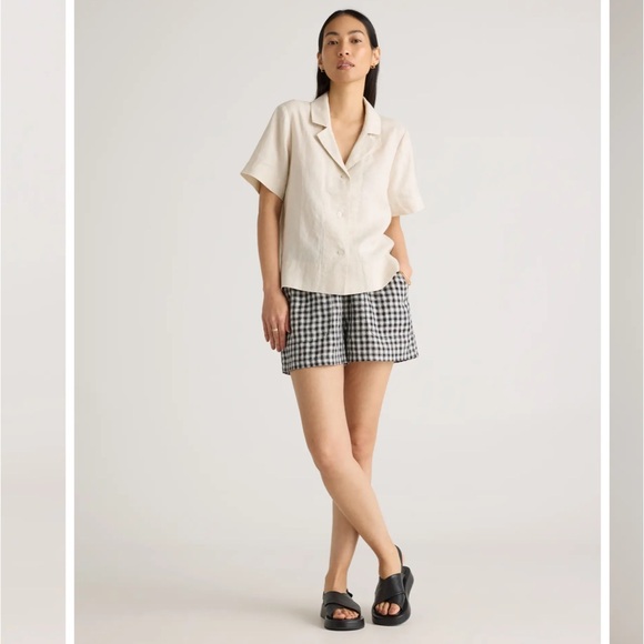 Quince 100% European Linen Shorts - Picture 3 of 3
